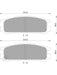 Bosch Brake Pad Rear Set DB1186BL BOSCH - Micks Gone Bush