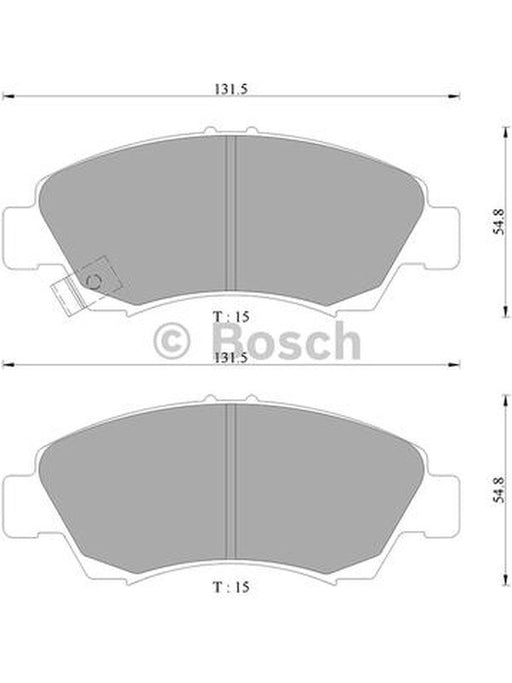 Bosch Brake Pad Front Set DB1262BL BOSCH - Micks Gone Bush