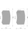 Bosch Brake Pad Rear Set DB1265BL Brake Pads BOSCH - Micks Gone Bush