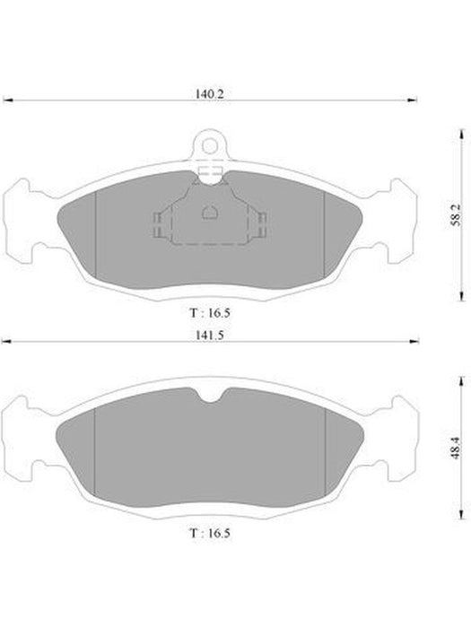 Bosch Brake Pad F & R Set DB1275BL BOSCH - Micks Gone Bush