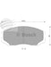 Bosch Brake Pad Front Set DB1277BL BOSCH - Micks Gone Bush