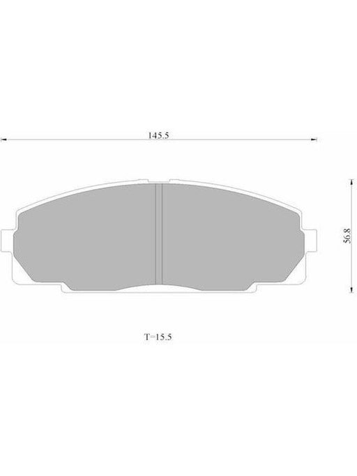 Bosch Brake Pad Front Set DB1328BL BOSCH - Micks Gone Bush