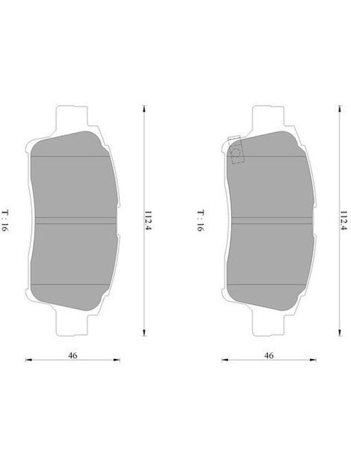 Bosch Brake Pad Front Set DB1378BL BOSCH - Micks Gone Bush