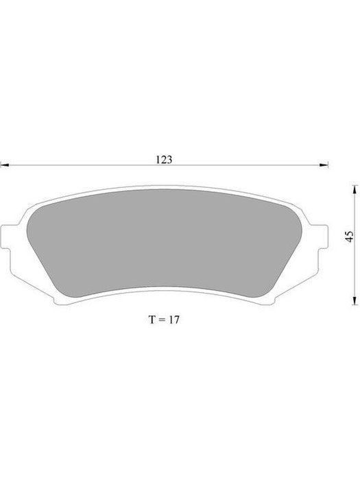 Bosch Brake Pad Rear Set DB1383BL BOSCH - Micks Gone Bush