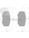 Bosch Brake Pads Front Set DB1426BL BOSCH - Micks Gone Bush