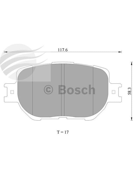 Bosch Brake Pad Front Set DB1431BL BOSCH - Micks Gone Bush