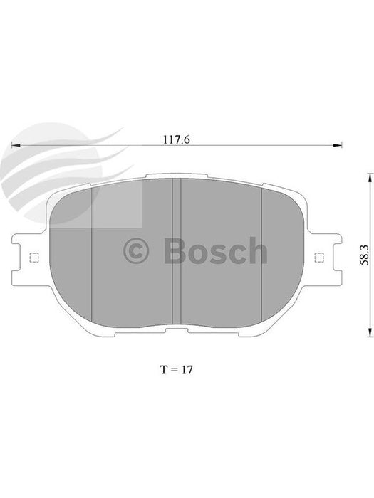 Bosch Brake Pad Front Set DB1431BL BOSCH - Micks Gone Bush