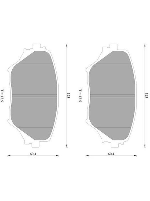 Bosch Brake Pad Front Set DB1432BL BOSCH - Micks Gone Bush
