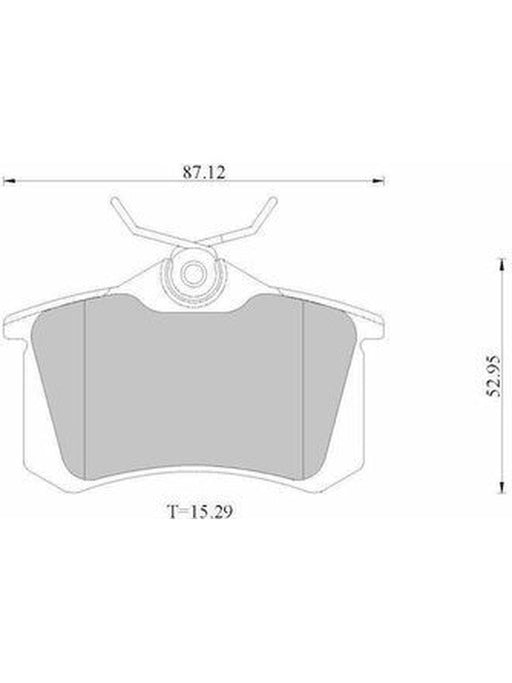 Bosch Brake Pad Rear Set Audi A1,A3,A4,A6,A8,Tt Citroen C3,4. Skoda DB1449BL BOSCH - Micks Gone Bush