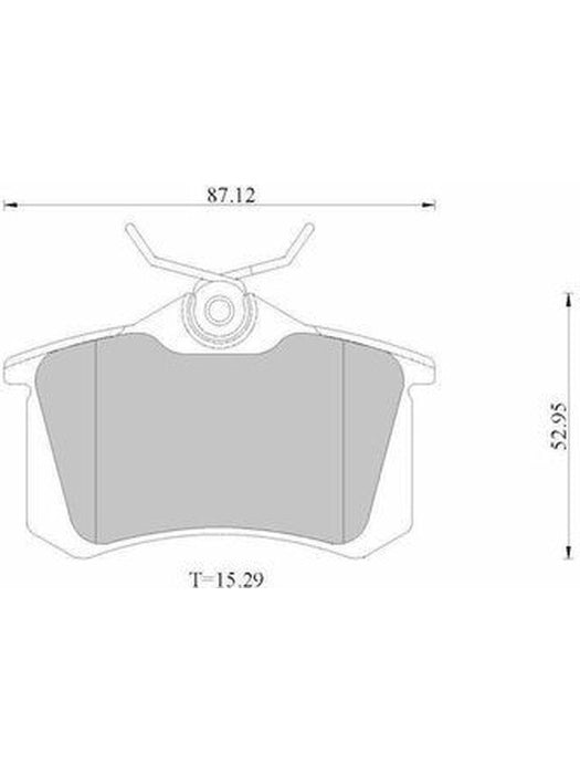 Bosch Brake Pad Rear Set Audi A1,A3,A4,A6,A8,Tt Citroen C3,4. Skoda DB1449BL BOSCH - Micks Gone Bush