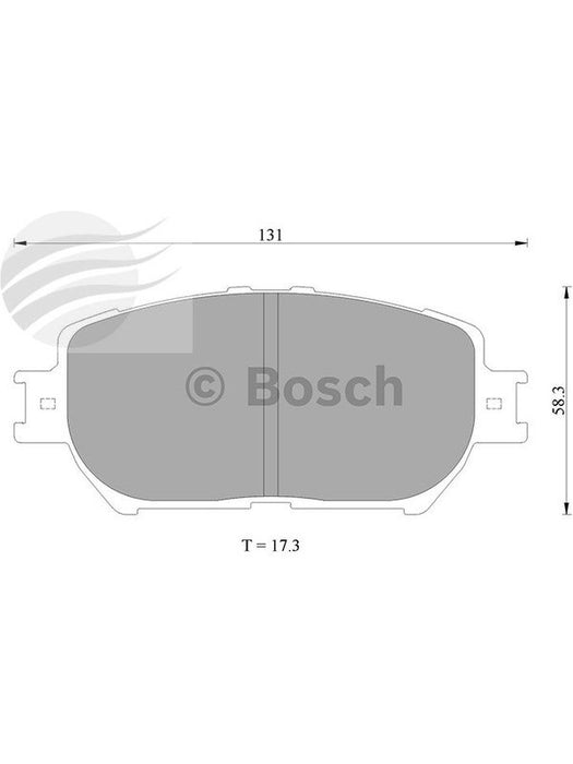 Bosch Brake Pad Front Set DB1462BL BOSCH - Micks Gone Bush