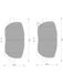 Bosch Brake Pad Front Set DB1487BL BOSCH - Micks Gone Bush