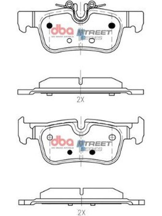 DBA Street Series Brake Pads DB15170SS DBA - Micks Gone Bush
