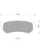 Bosch Brake Pad Rear Set DB1690BL BOSCH - Micks Gone Bush