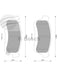 Bosch Brake Pad Front Set Daihatsu Sirion Copen Yrv Holden Cruze DB1768BL BOSCH - Micks Gone Bush