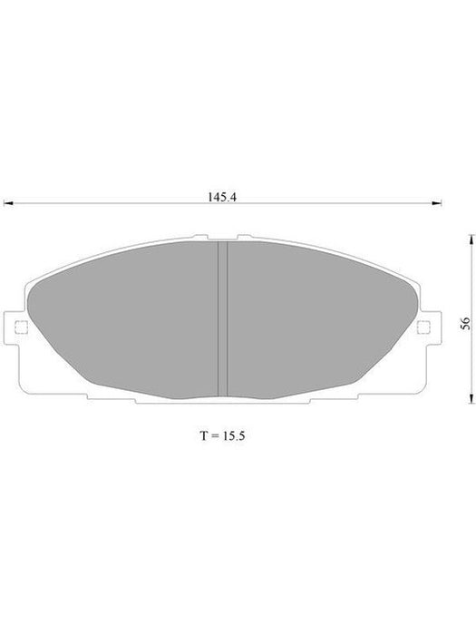 Bosch Brake Pad Front Set DB1772BL BOSCH - Micks Gone Bush