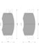 Bosch Brake Pad Front Set DB1787BL BOSCH - Micks Gone Bush