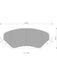 Bosch Brake Pad Front Set DB1802BL BOSCH - Micks Gone Bush