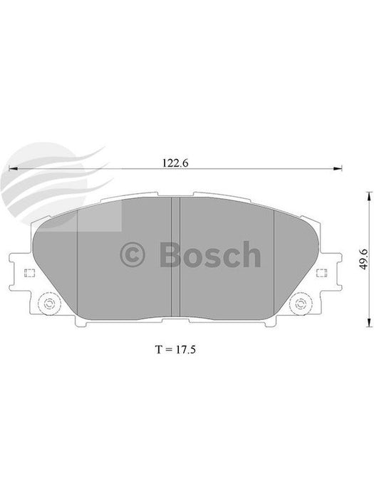 Bosch Brake Pad Front Set DB1820BL BOSCH - Micks Gone Bush