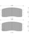 Bosch Brake Pad Rear Set DB1862BL BOSCH - Micks Gone Bush