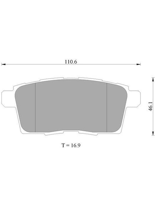 Bosch Brake Pad Rear Set DB1917BL BOSCH - Micks Gone Bush
