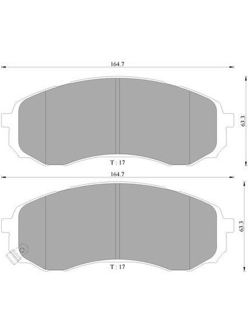 Bosch Brake Pad Front Set DB1940BL BOSCH - Micks Gone Bush