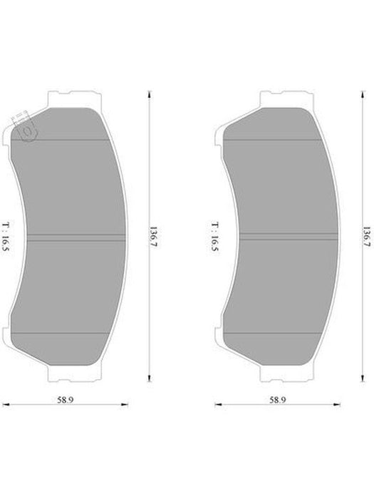 Bosch Brake Pad Front Set DB1942BL BOSCH - Micks Gone Bush