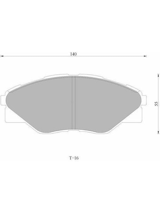 Bosch Brake Pad Front Set DB1985BL BOSCH - Micks Gone Bush