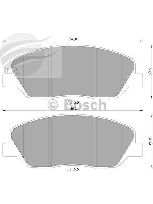 Bosch Brake Pad Front Set DB2034BL BOSCH - Micks Gone Bush