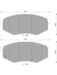 Bosch Brake Pad Front Set DB2072BL BOSCH - Micks Gone Bush