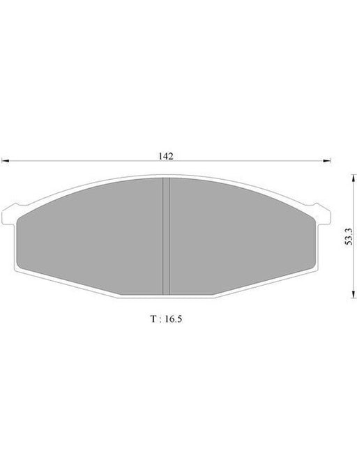Bosch Brake Pad Front DB321BL BOSCH - Micks Gone Bush