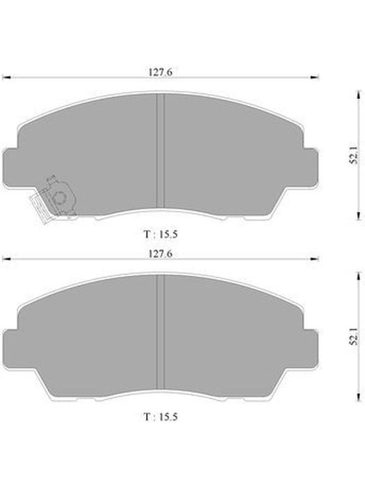 Bosch Brake Pad Front Set DB409BL BOSCH - Micks Gone Bush