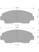 Bosch Brake Pad Front Set DB409BL BOSCH - Micks Gone Bush