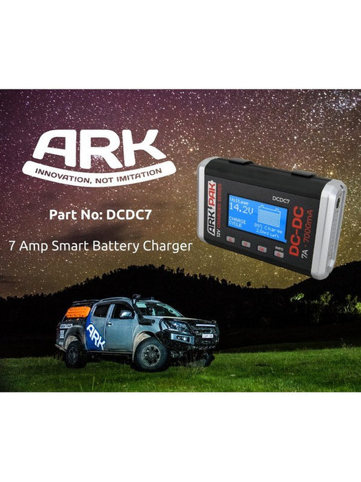 ARK Battery Charger 12V 7Amp Dc-Dc 7 Stage Lcd Display All DCDC7 ARK - Micks Gone Bush
