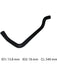 Dayco Moulded Radiator Hose DMH2689 Miscellanous Hoses Dayco - Micks Gone Bush