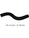 Dayco Moulded Radiator Hose DMH3049 Dayco - Micks Gone Bush