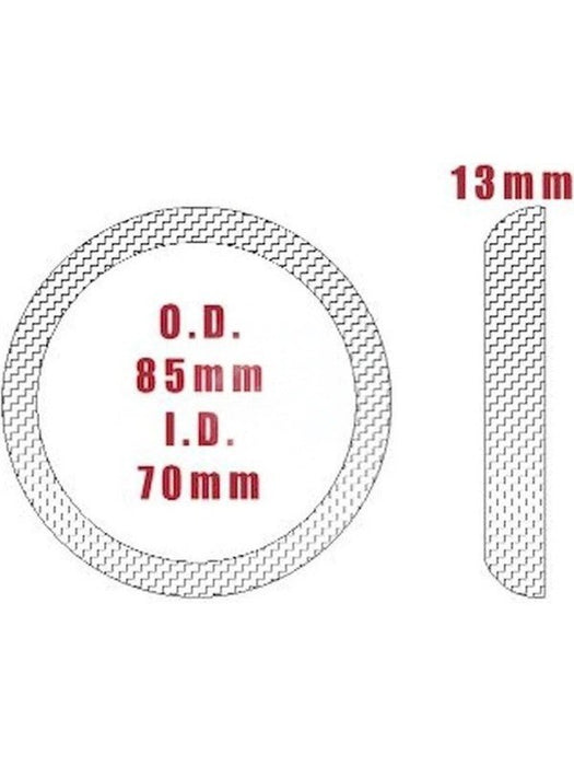 Aunger Exhaust Gasket For Nissan Xtrail Cat Gasket 70mmx85mmx13mm DNG100W-10 Aunger - Micks Gone Bush