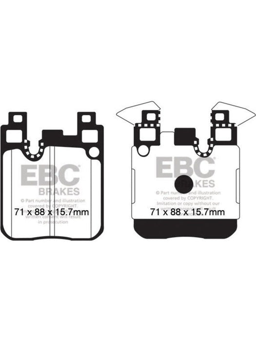 EBC 14+ For BMW M3 3.0 Twin Turbo F80 Yellowstuff Rear Brake Pads DP42133R EBC - Micks Gone Bush