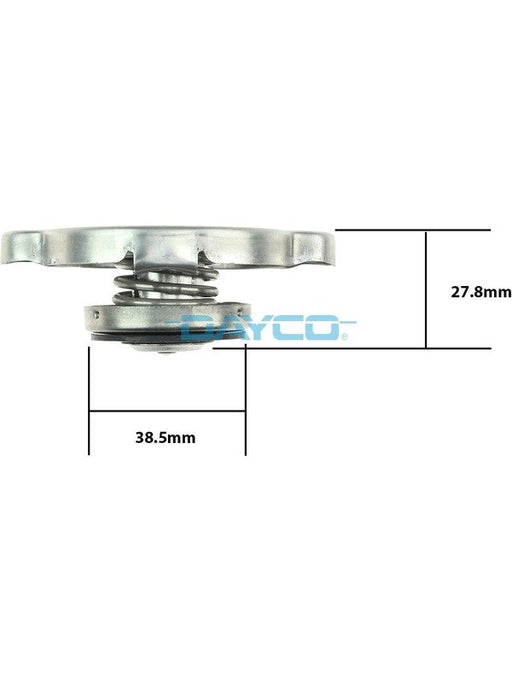 Dayco Coolant Expansion and Recovery Tank Radiator Cap DRC017 Overflow & Recovery Tanks Dayco - Micks Gone Bush