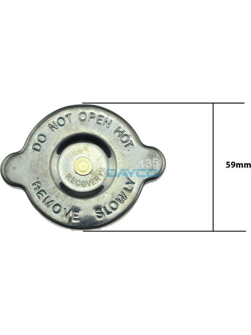 Dayco Coolant Expansion and Recovery Tank Radiator Cap DRC018 Overflow & Recovery Tanks Dayco - Micks Gone Bush