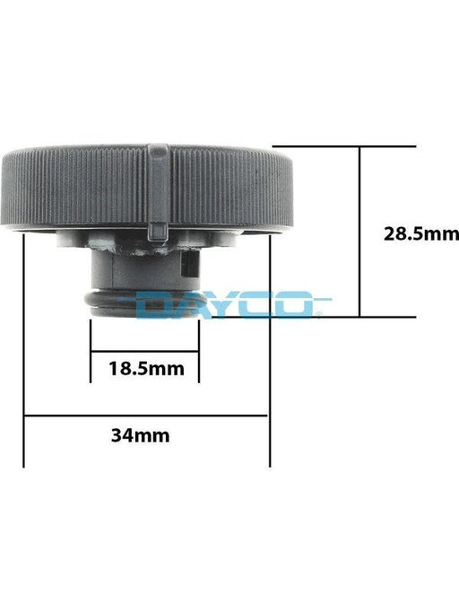 Dayco Coolant Expansion Recovery Tank Cap DRC038 Dayco - Micks Gone Bush
