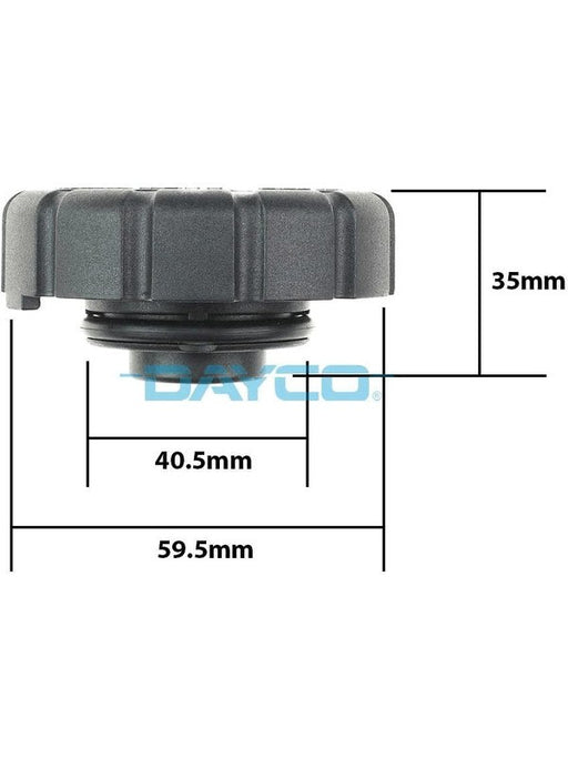 Dayco Coolant Expansion and Recovery Tank Radiator Cap DRC046 Overflow & Recovery Tanks Dayco - Micks Gone Bush