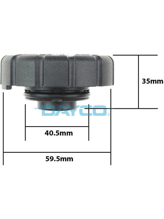 Dayco Coolant Expansion and Recovery Tank Radiator Cap DRC046 Overflow & Recovery Tanks Dayco - Micks Gone Bush