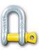 ARK D-Shackle - 11mm 7/16" 1500Kg Rated Galvanised 1.5T Stamped Pack DSGR11B ARK - Micks Gone Bush