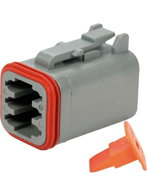 Deutsch Socket Connector DT 6 Way With Wedge DT06-6S-W Electrical Connectors Deutsch - Micks Gone Bush