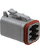 Deutsch Pack 1 Dt Series 6 Way Socket Connector DT06-6S Deutsch - Micks Gone Bush