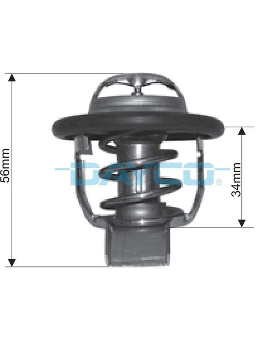 Dayco Thermostat Stainless Steel 56mm Dia 77C DT104E Dayco - Micks Gone Bush