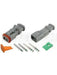 Deutsch Dt Series 2 Way Connector Kit Shrink Boot Adaptor Incl Green DT2-1-E008 Deutsch Deutsch - Micks Gone Bush