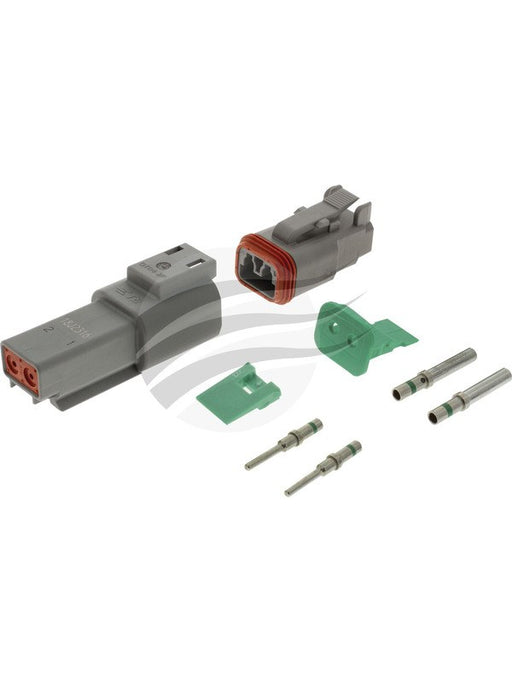 Deutsch Dt Series 2 Way Connector Kit [ref Narva 57422BL] DT2-1 Deutsch - Micks Gone Bush