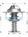 Dayco Thermostat DT21A Dayco - Micks Gone Bush